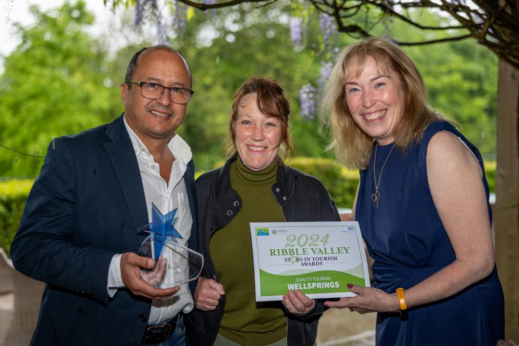 Winners receiving awards