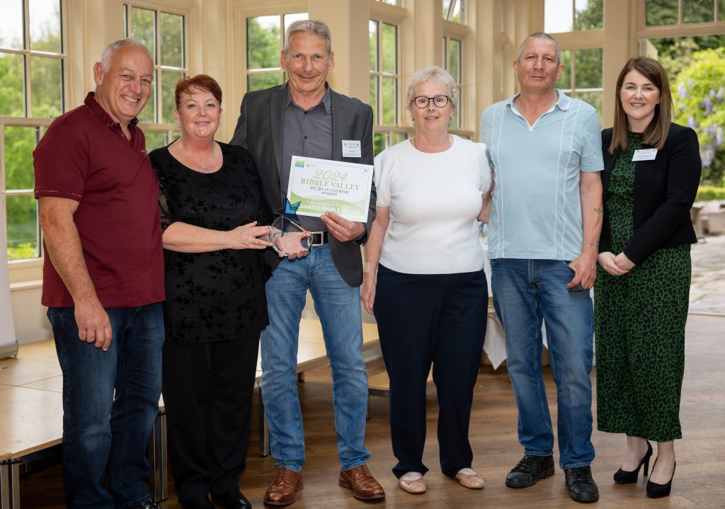 Winners receiving awards