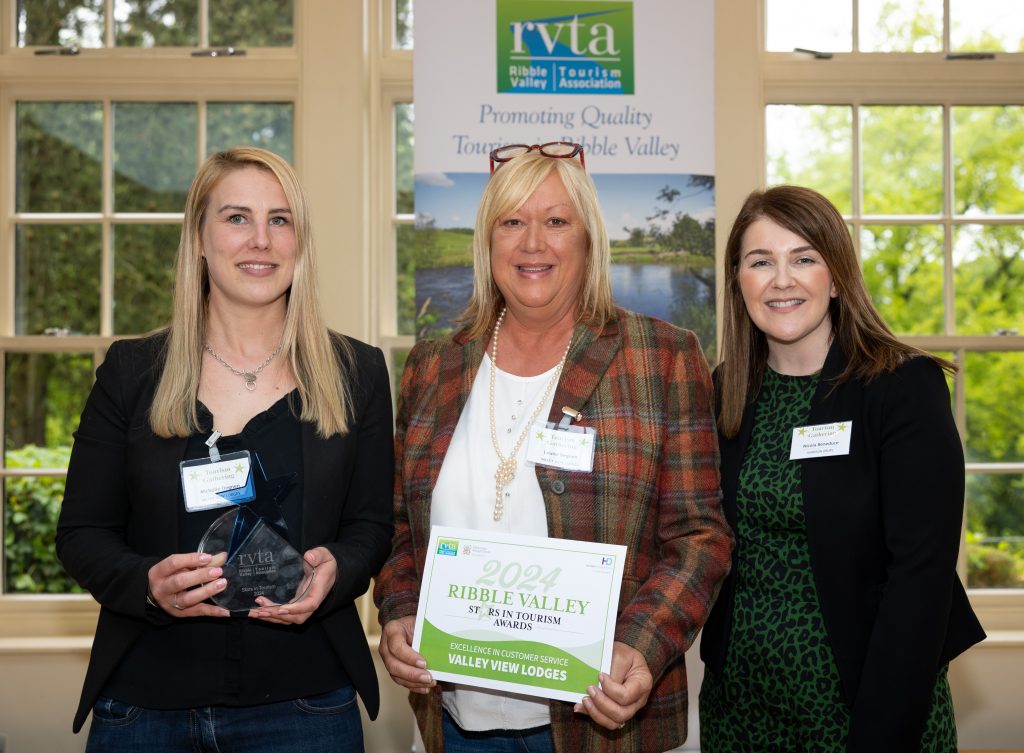 Winners receiving awards