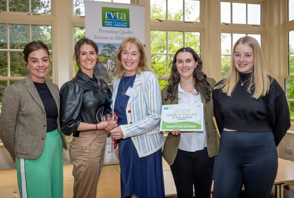 Winners receiving awards