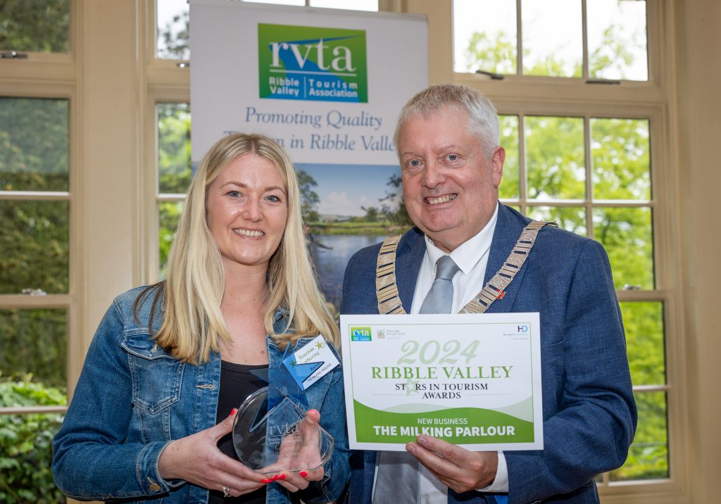 Winners receiving awards