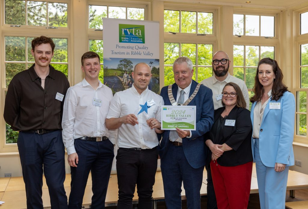 Winners receiving awards