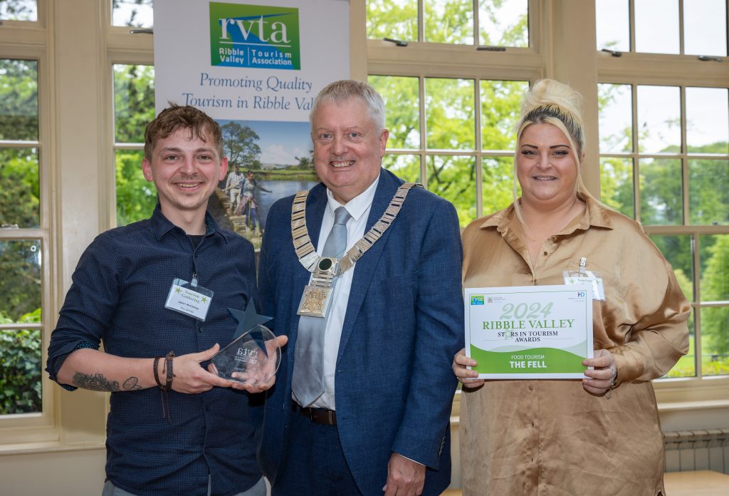 Winners receiving awards