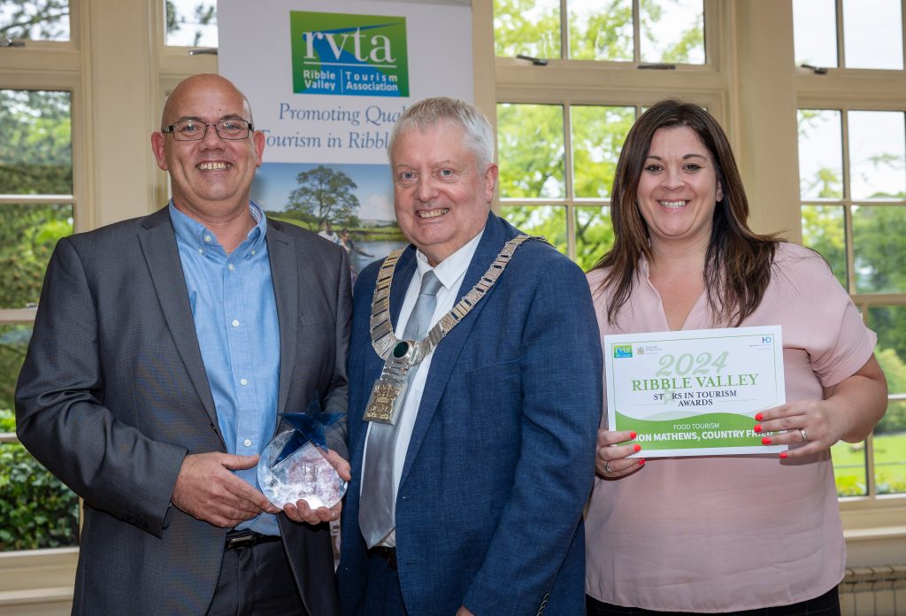 Winners receiving awards