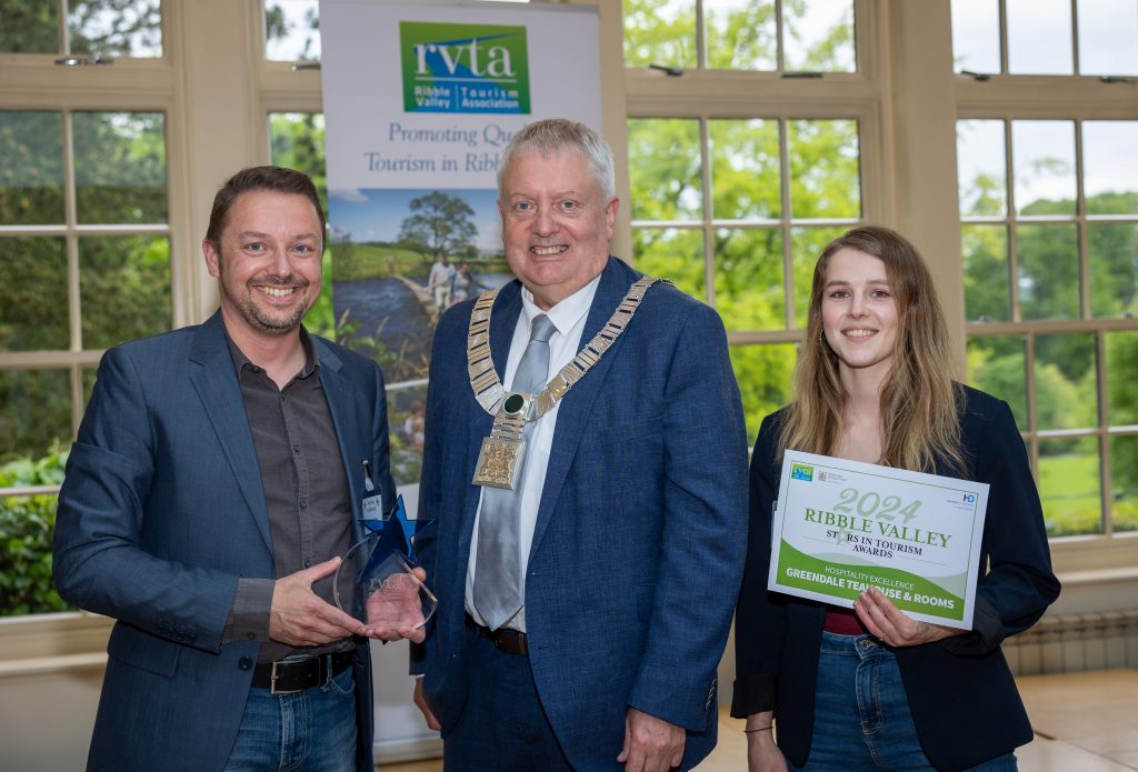 Winners receiving awards