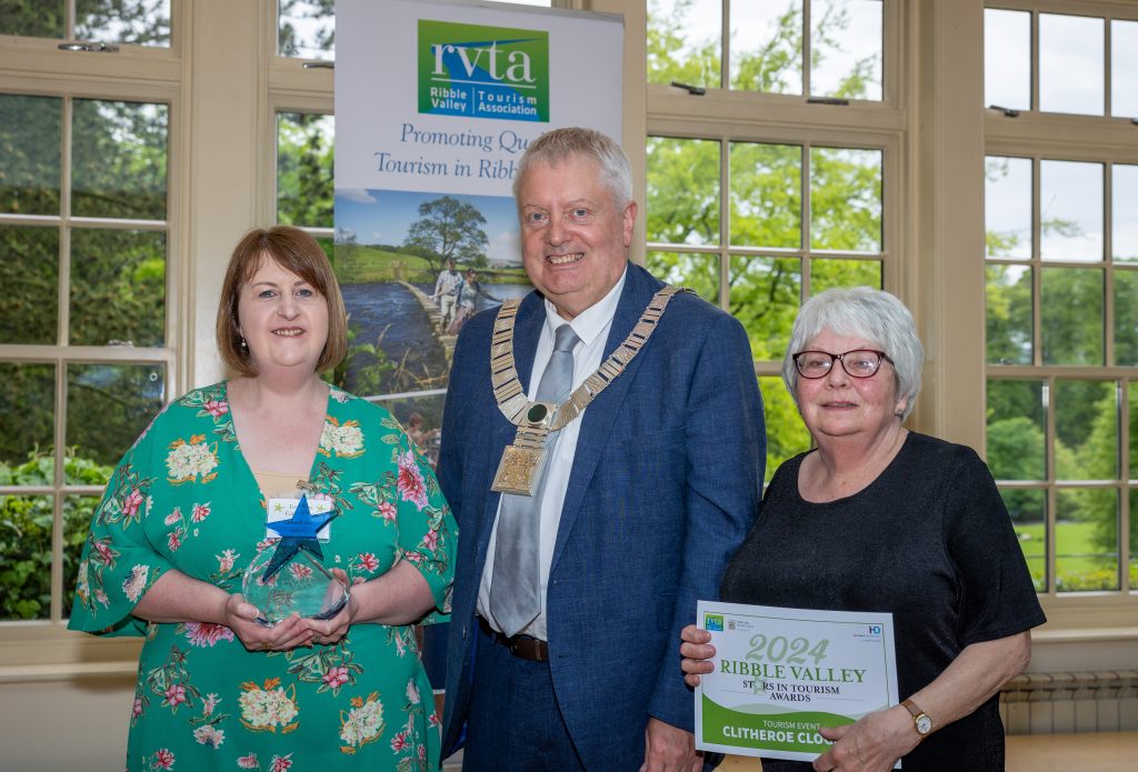 Winners receiving awards