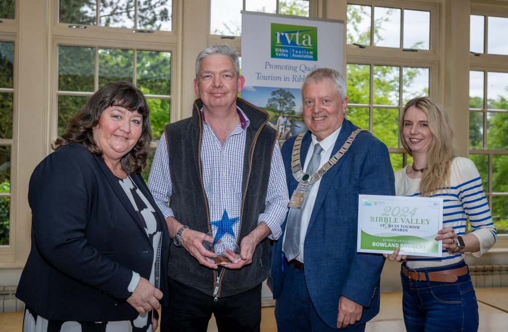 Winners receiving awards