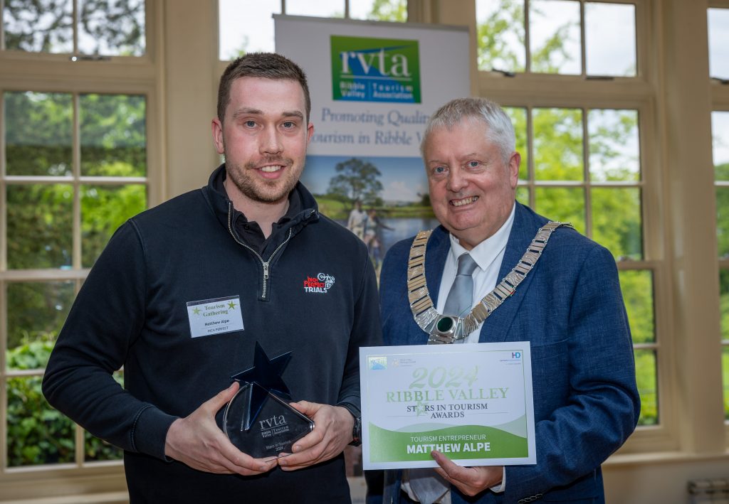 Winners receiving awards