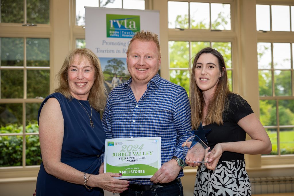 Winners receiving awards